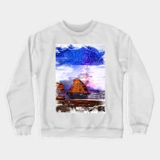 Milkyway Galaxy Space Night California. For Space & Astronomy Lovers. Crewneck Sweatshirt